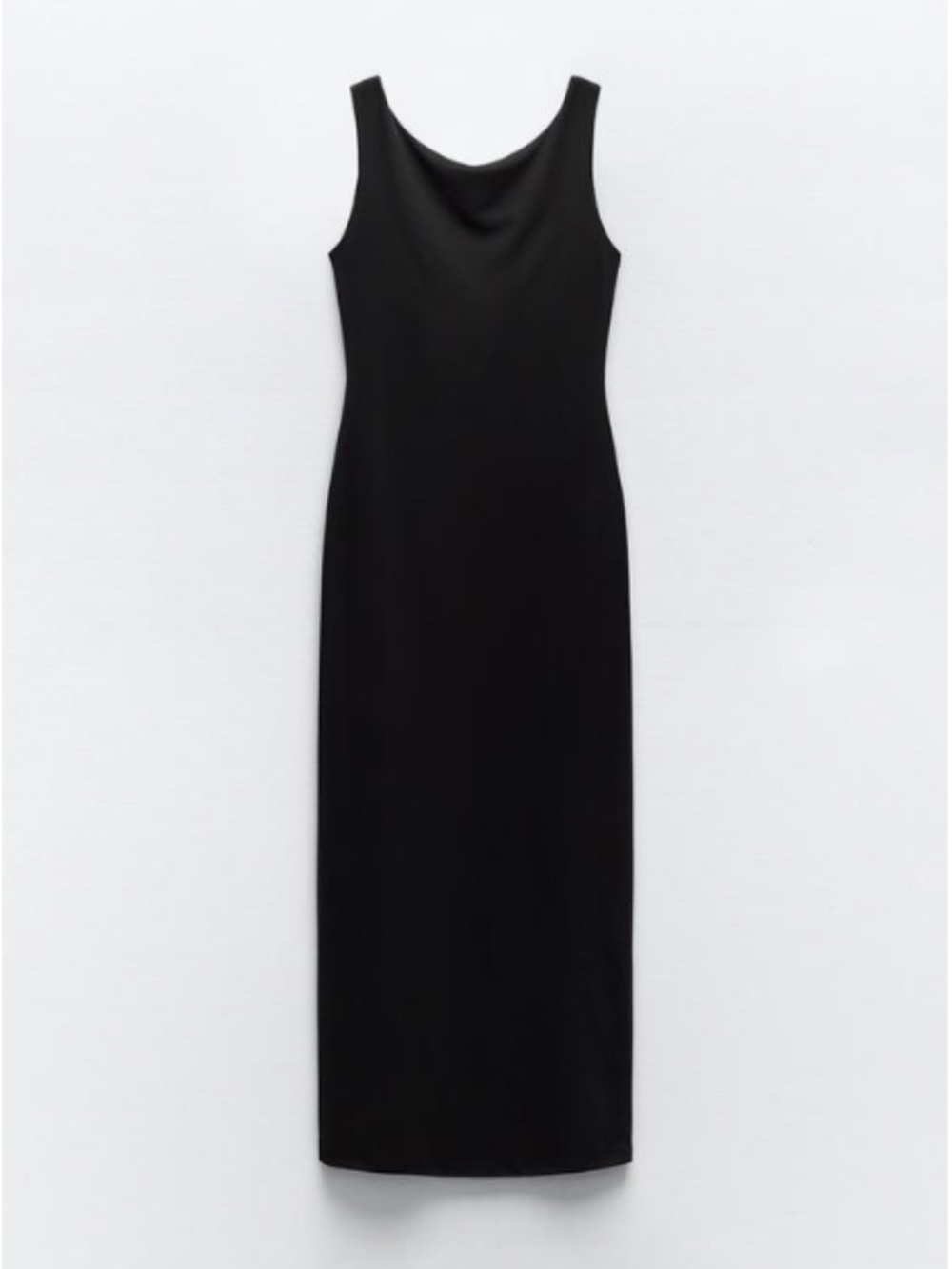 Zara | Black Maxi Slip Dress| Size: S